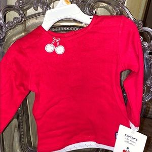 Carter’s Cherry and Denim Set